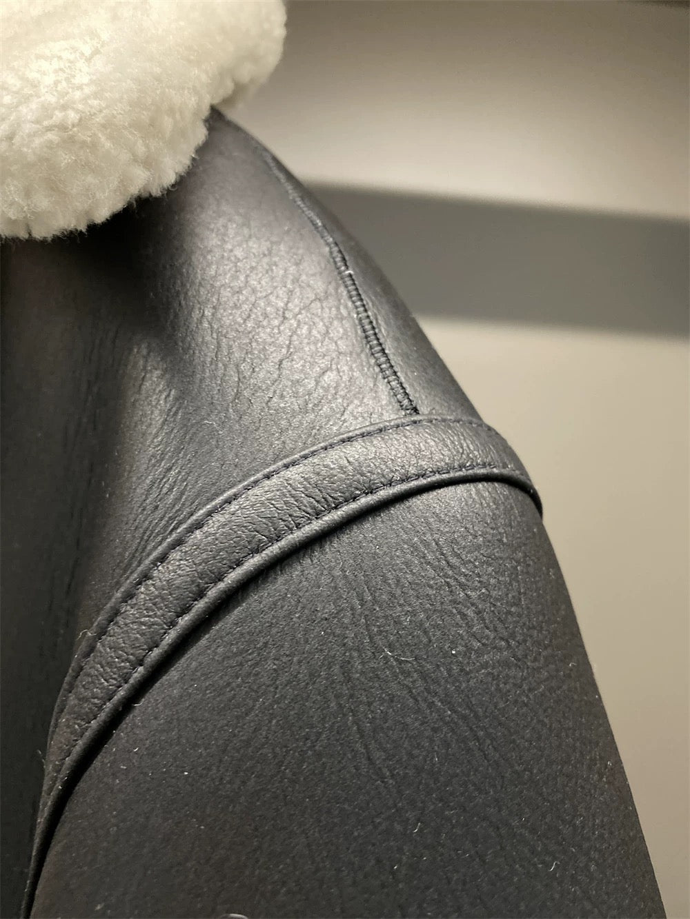 Sheepskin coat