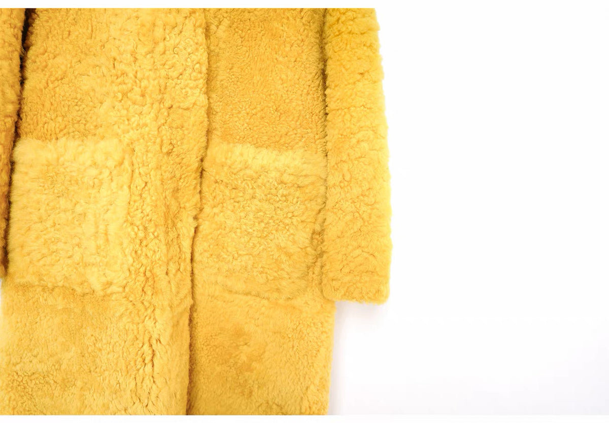 Sheepskin coat
