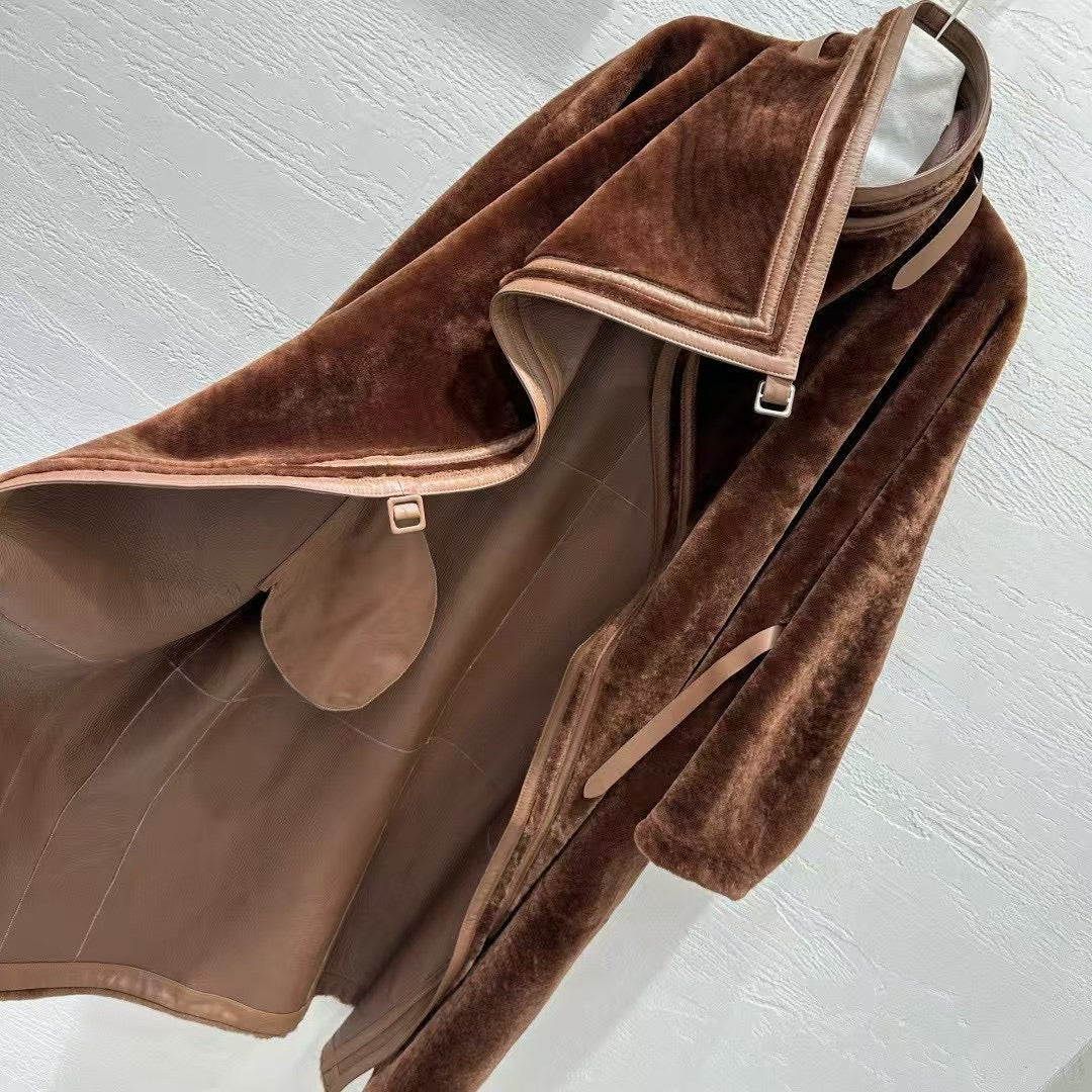 Sheepskin coat