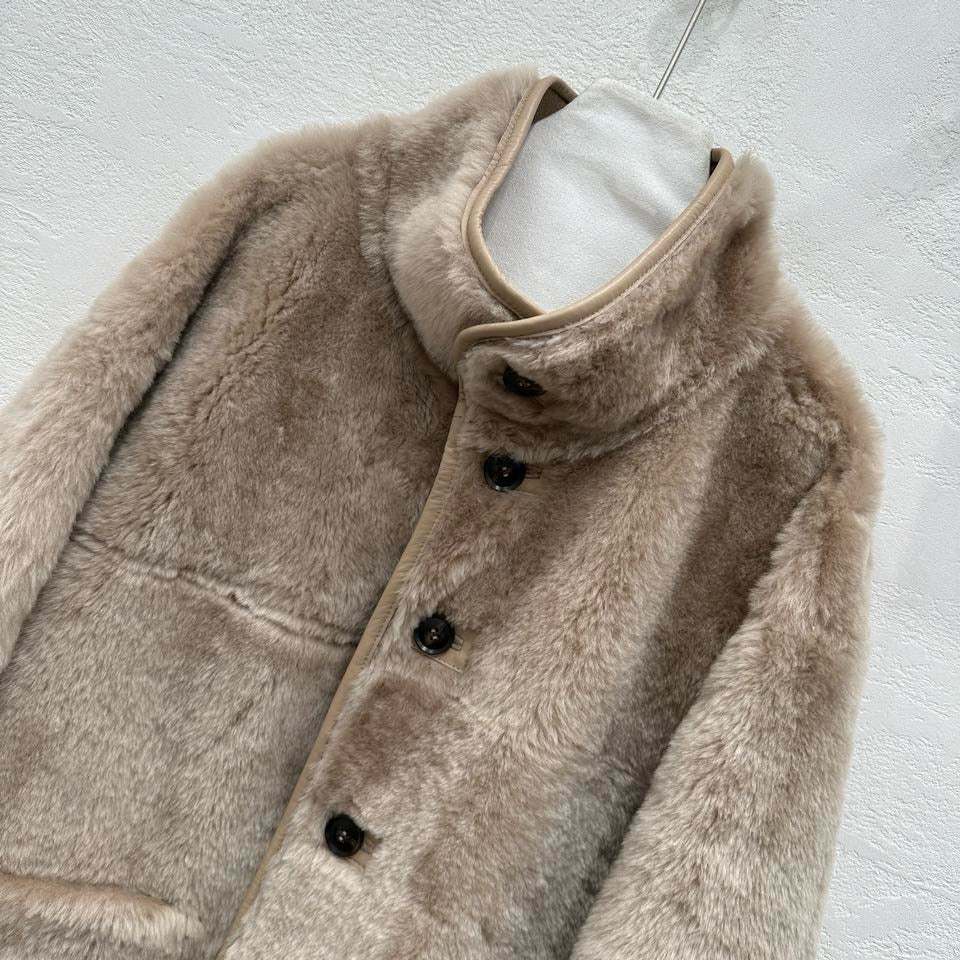 Sheepskin coat