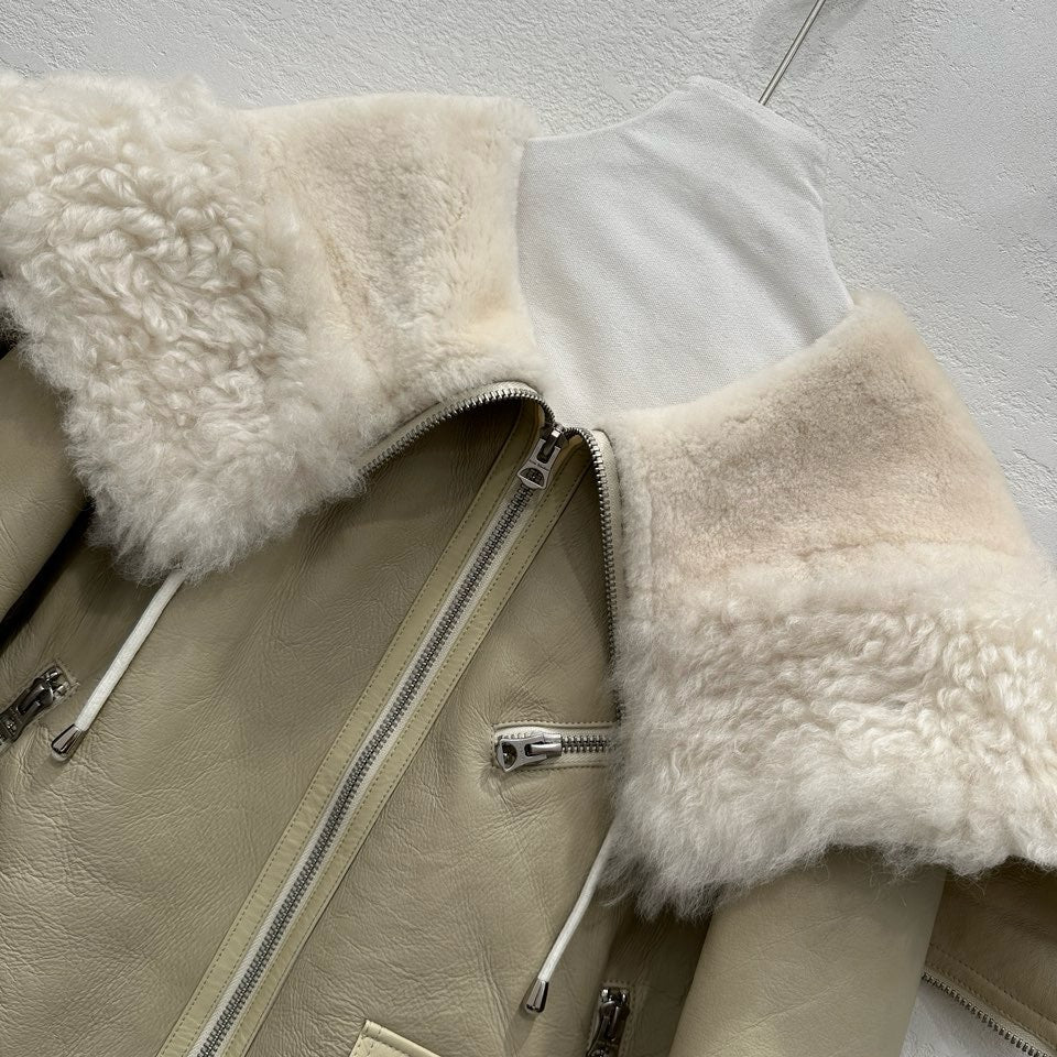 Sheepskin jacket