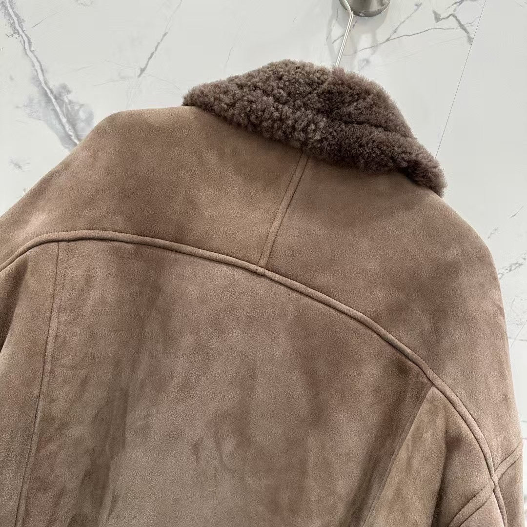 Sheepskin coat