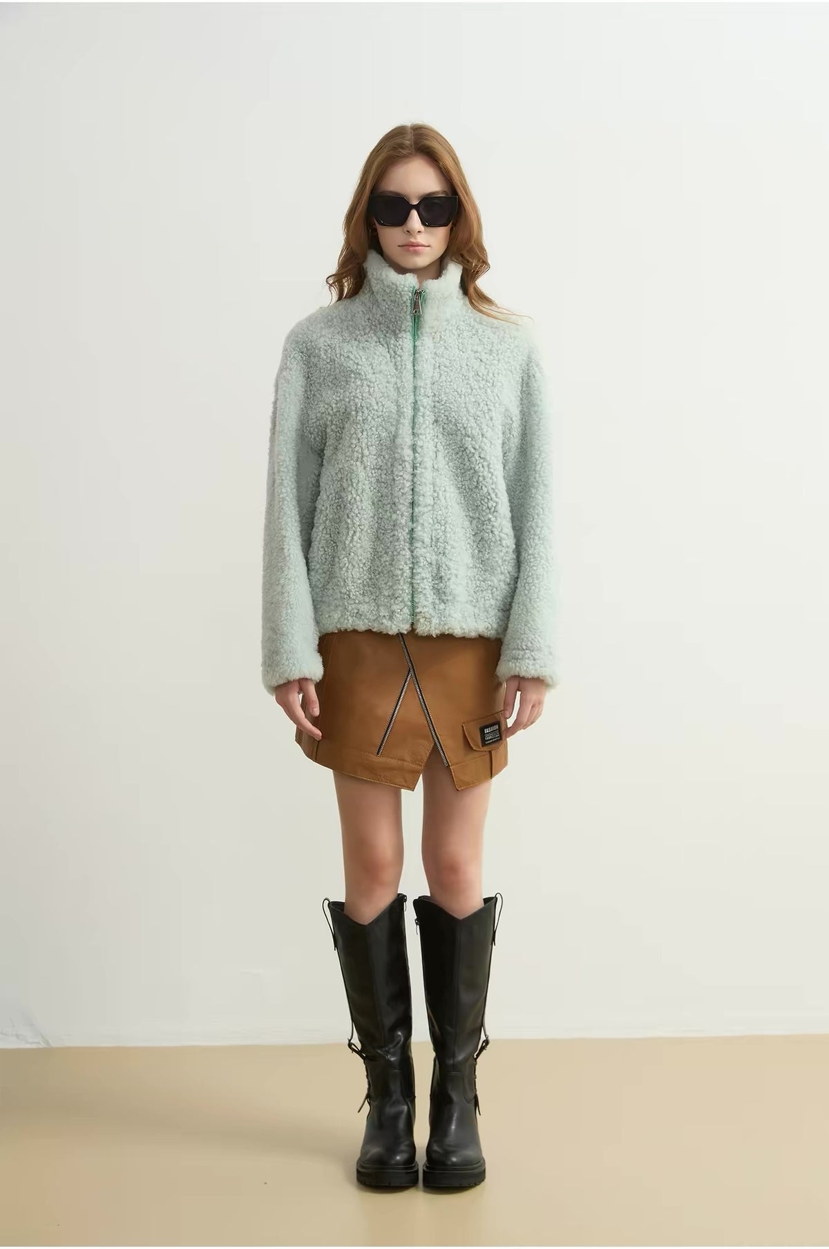 Sheepskin coat
