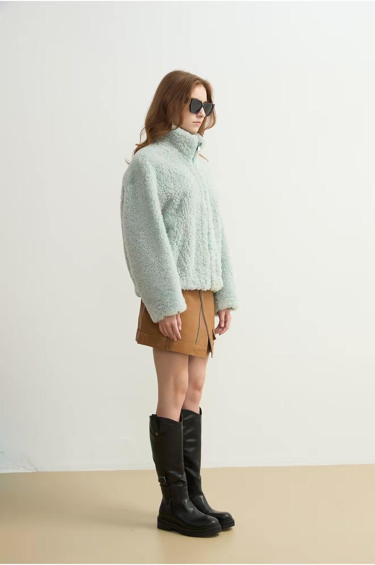 Sheepskin coat