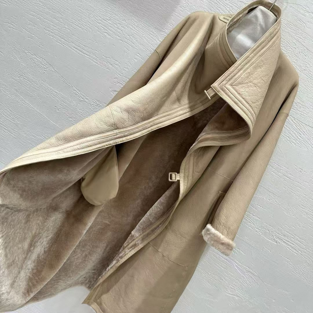 Sheepskin coat