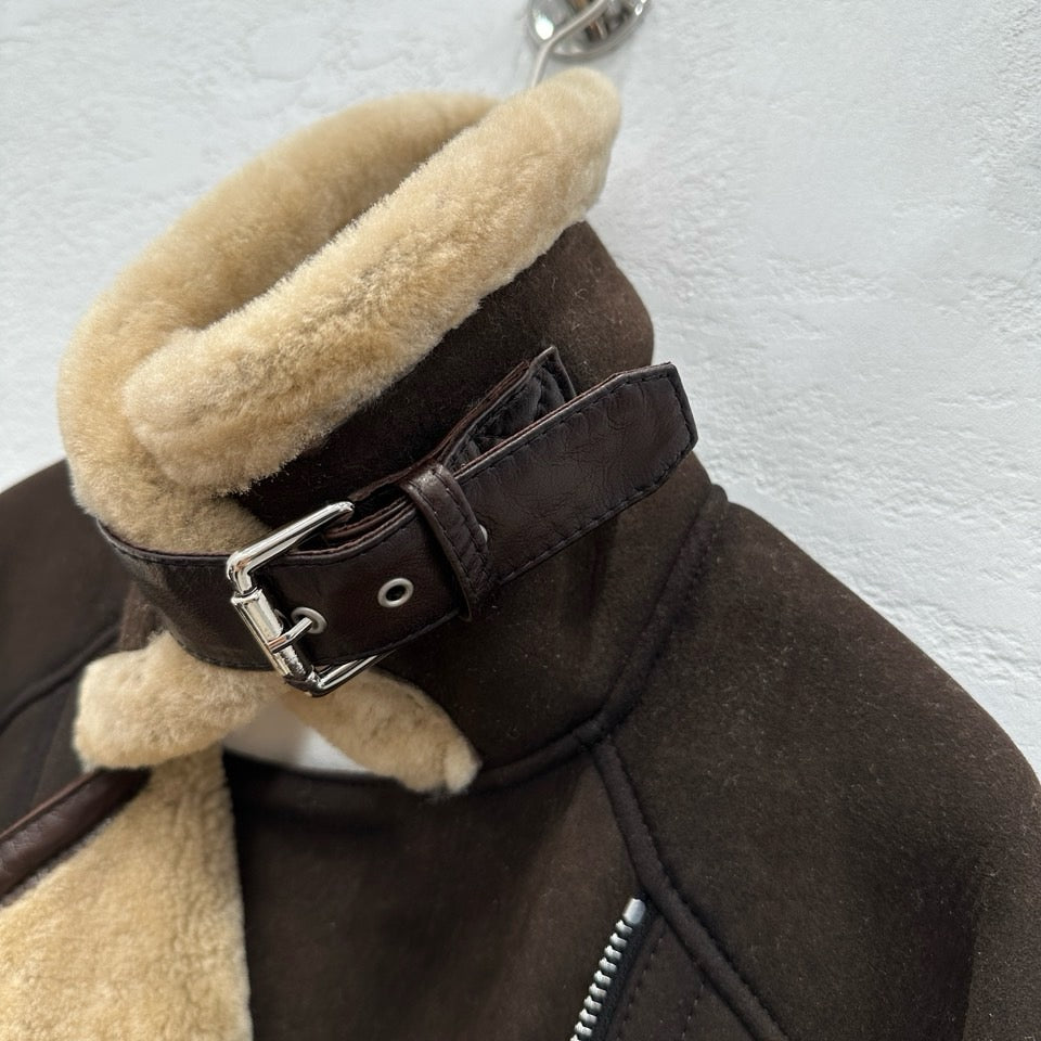 Sheepskin coat