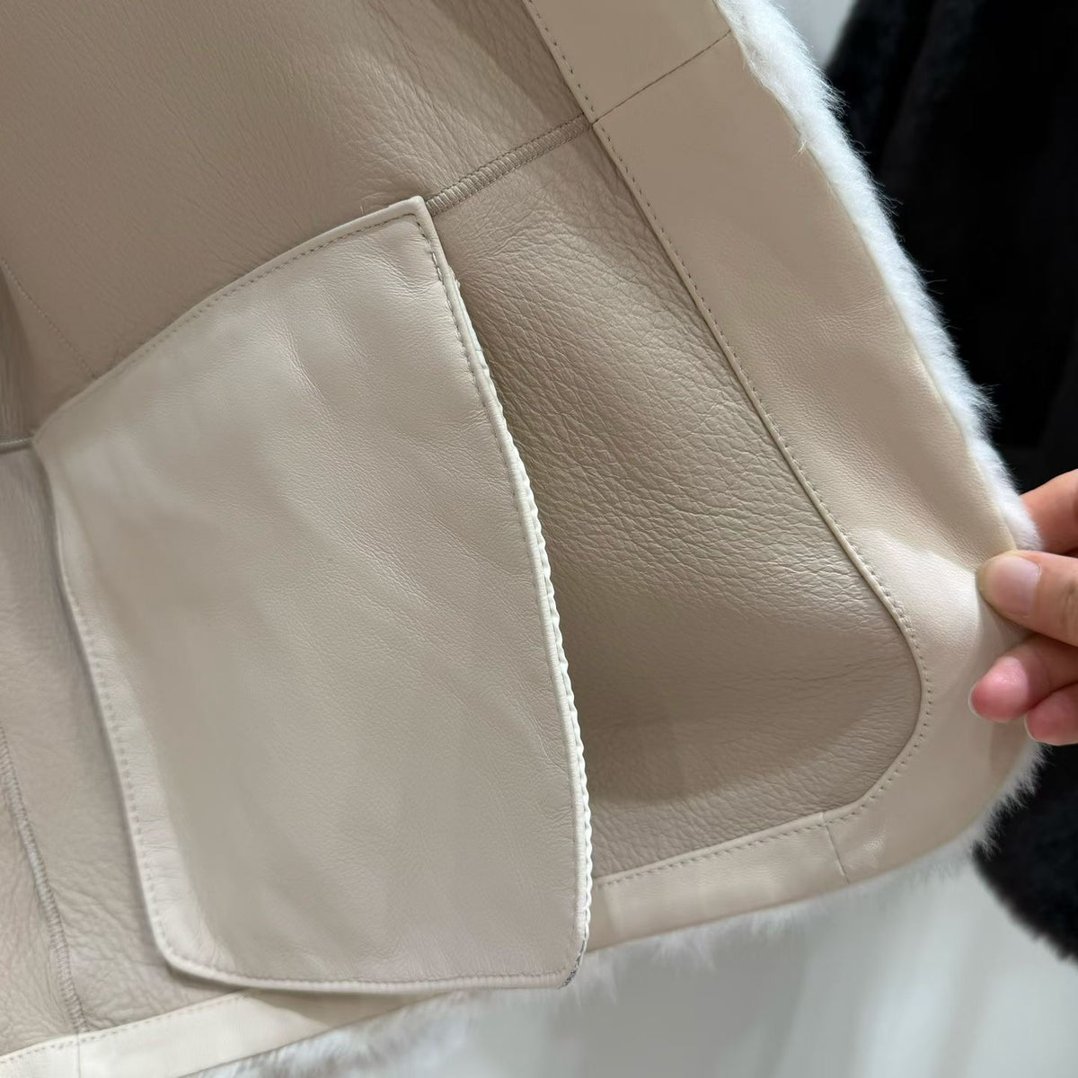 Sheepskin coat