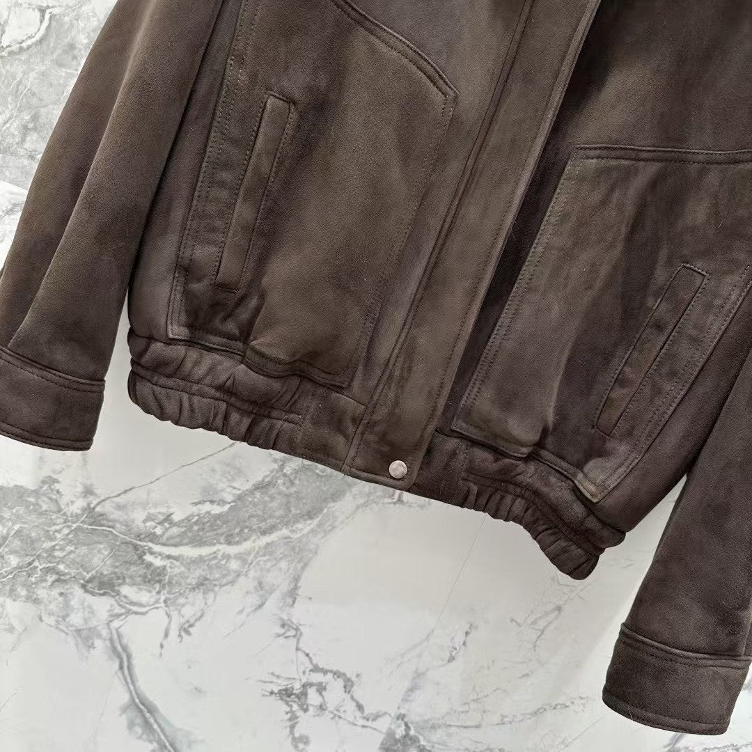 Sheepskin coat