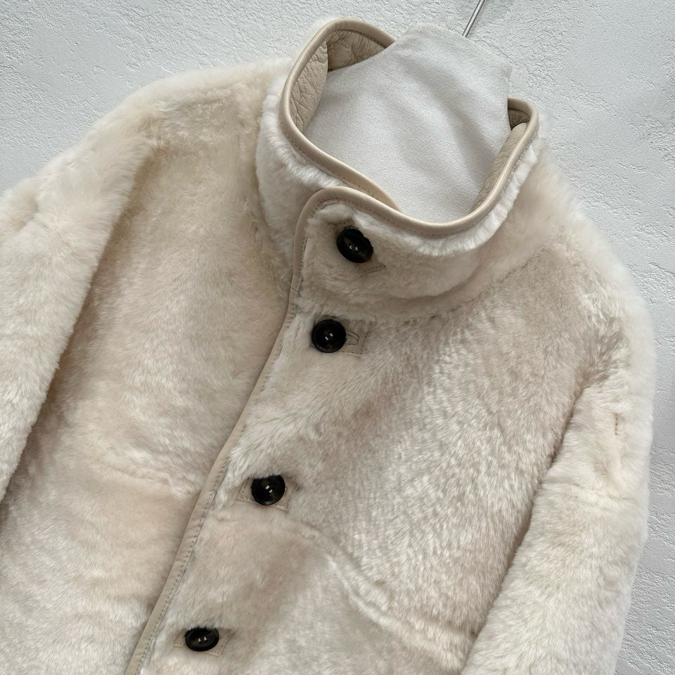 Sheepskin coat