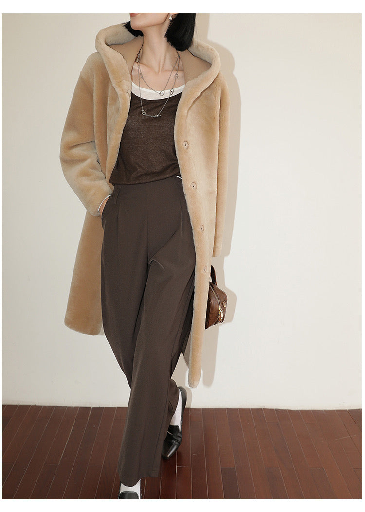 Sheepskin coat