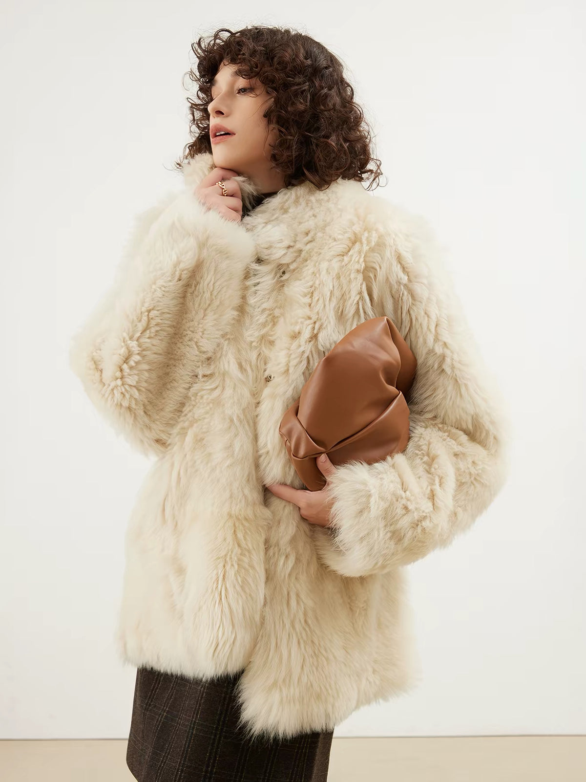 Sheepskin coat