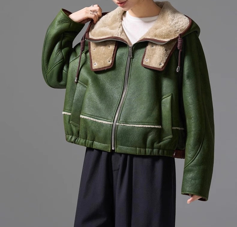 Sheepskin jacket