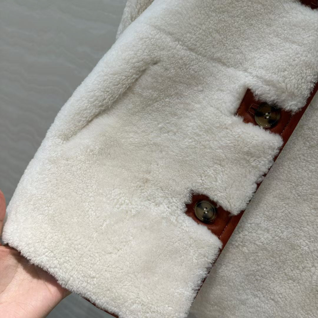 Sheepskin coat