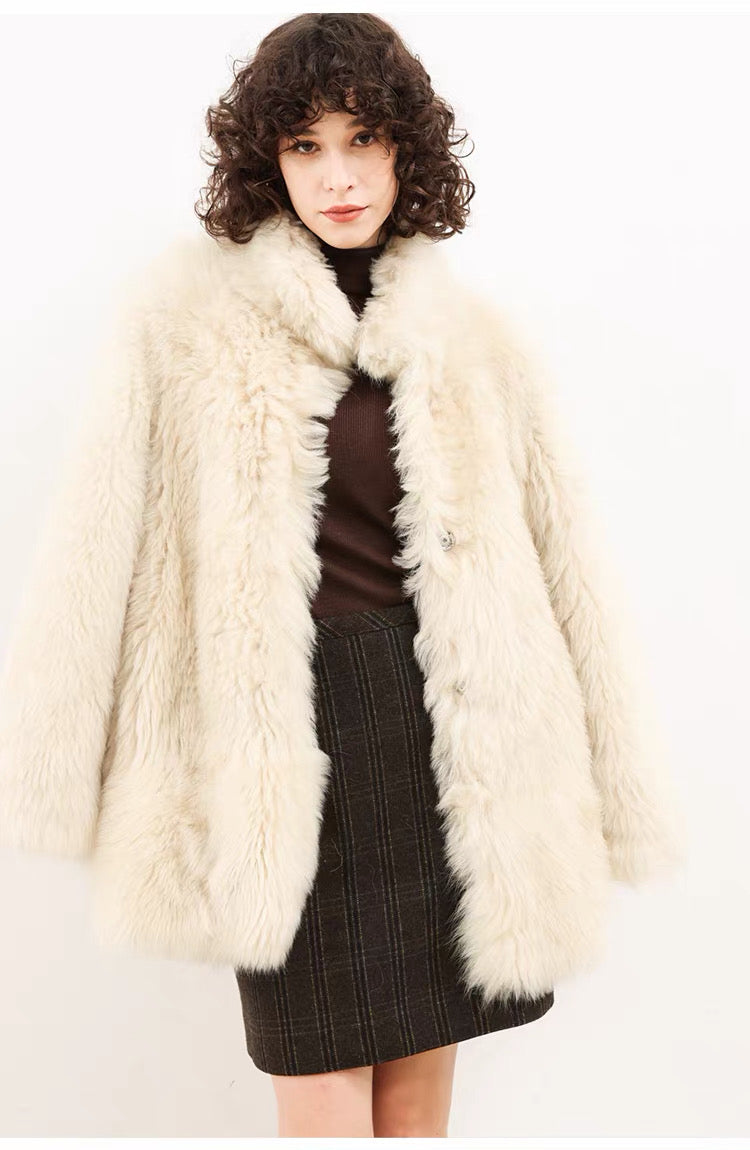 Sheepskin coat