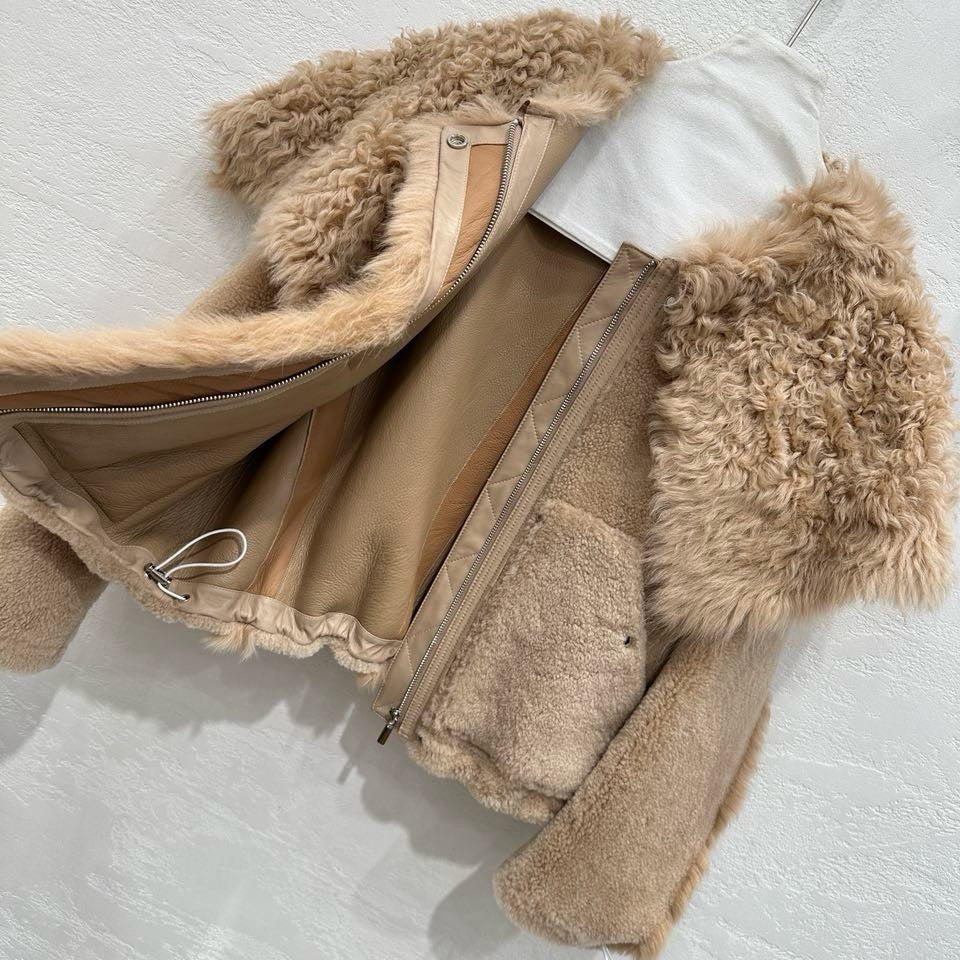 Sheepskin jacket