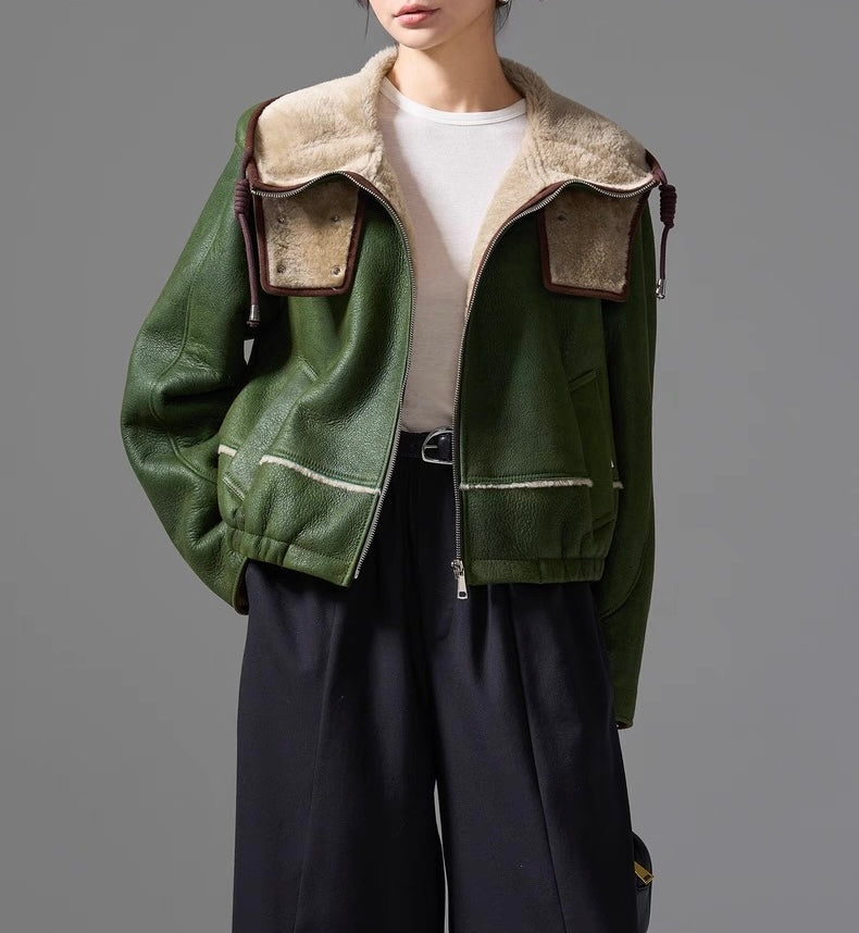 Sheepskin jacket