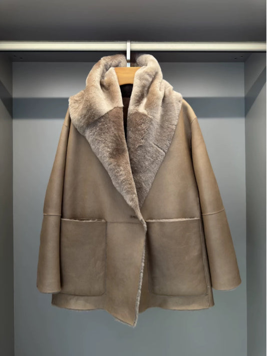 Sheepskin jacket