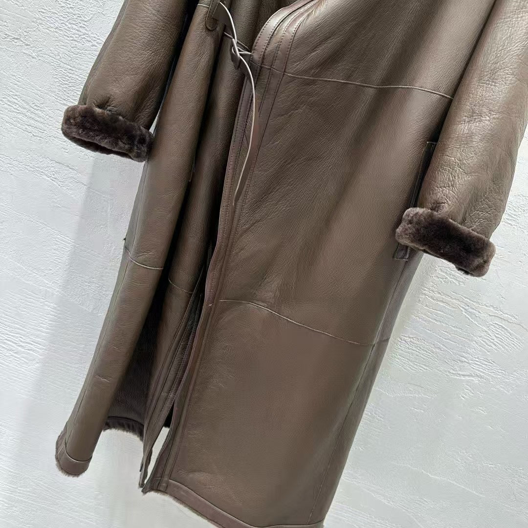 Sheepskin coat
