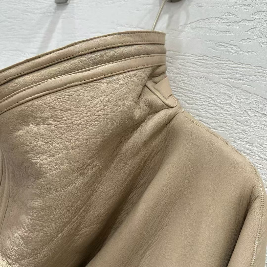 Sheepskin coat