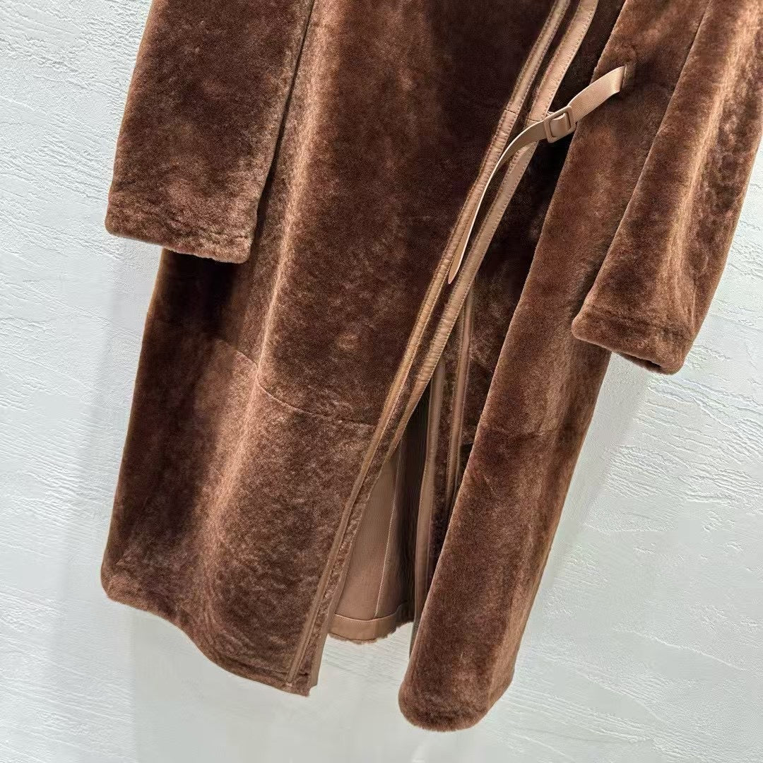 Sheepskin coat