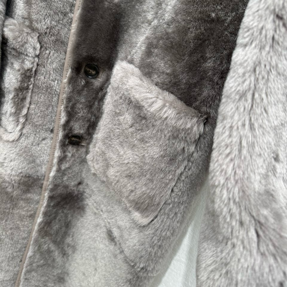 Sheepskin coat