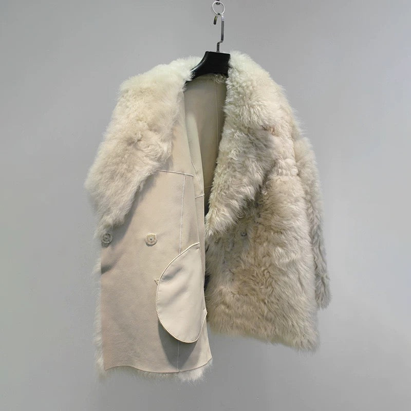 Sheepskin coat