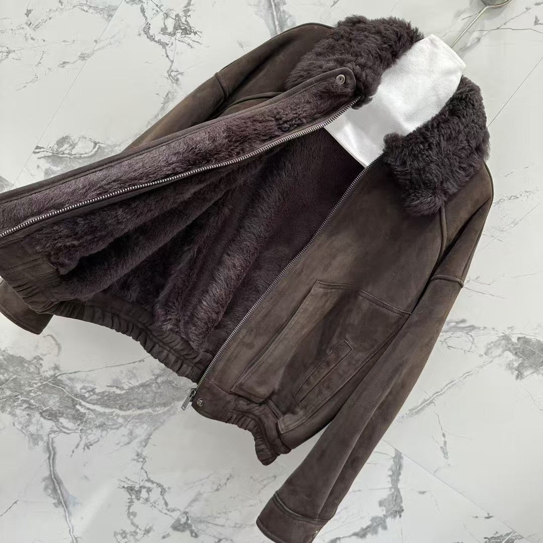 Sheepskin coat