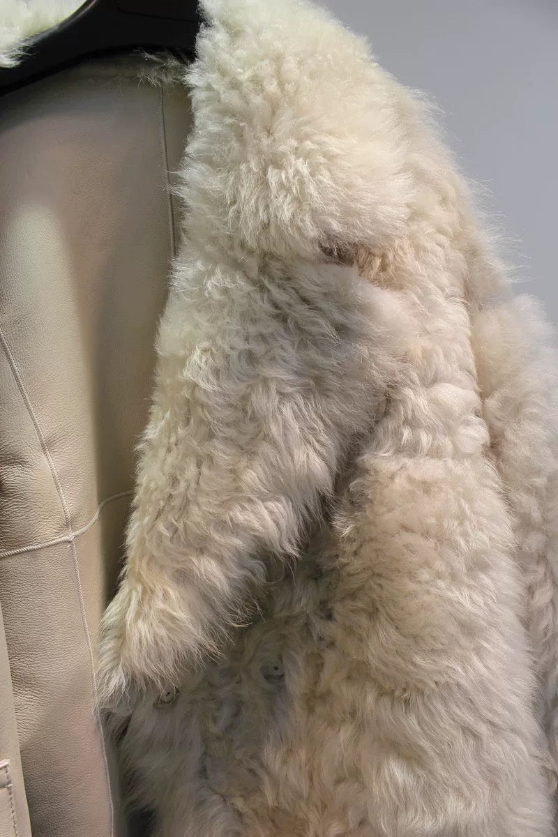 Sheepskin coat