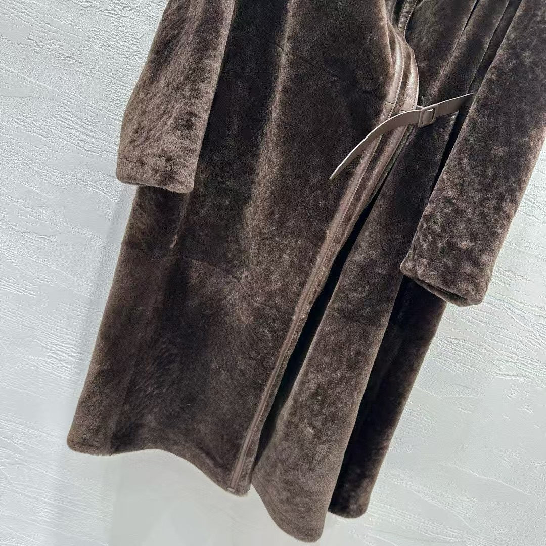 Sheepskin coat
