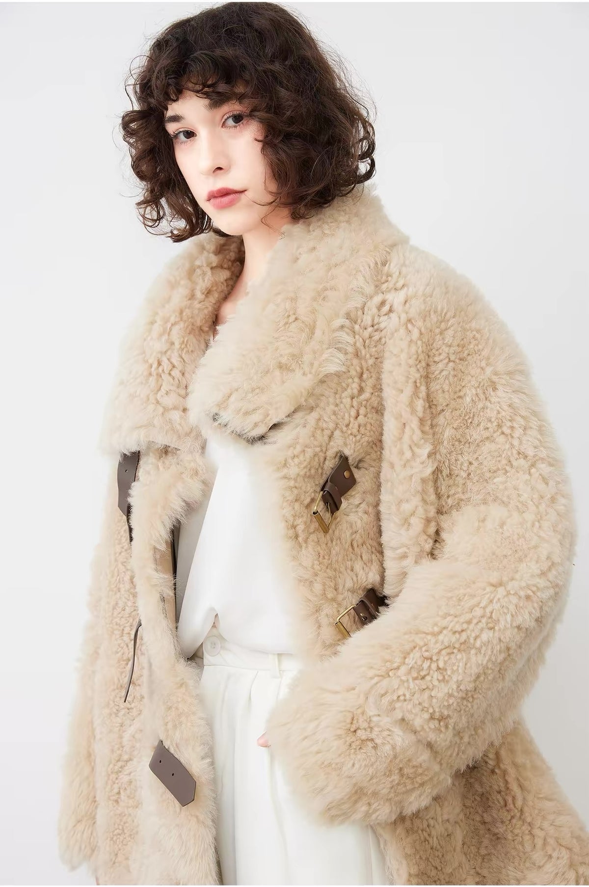 Sheepskin coat