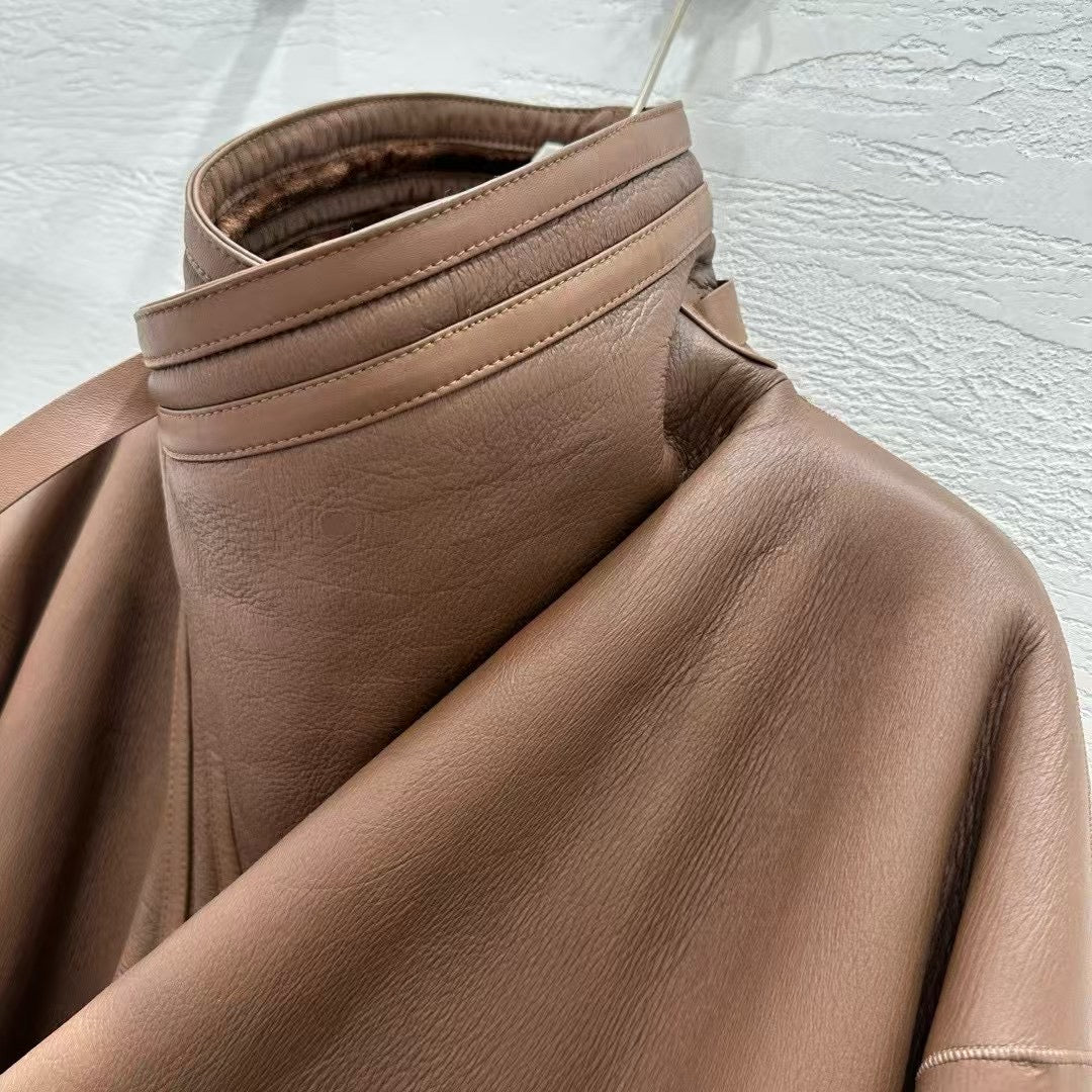 Sheepskin coat