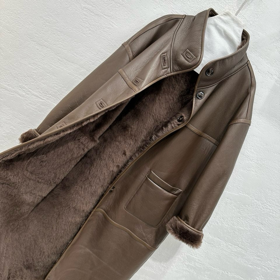 Sheepskin coat