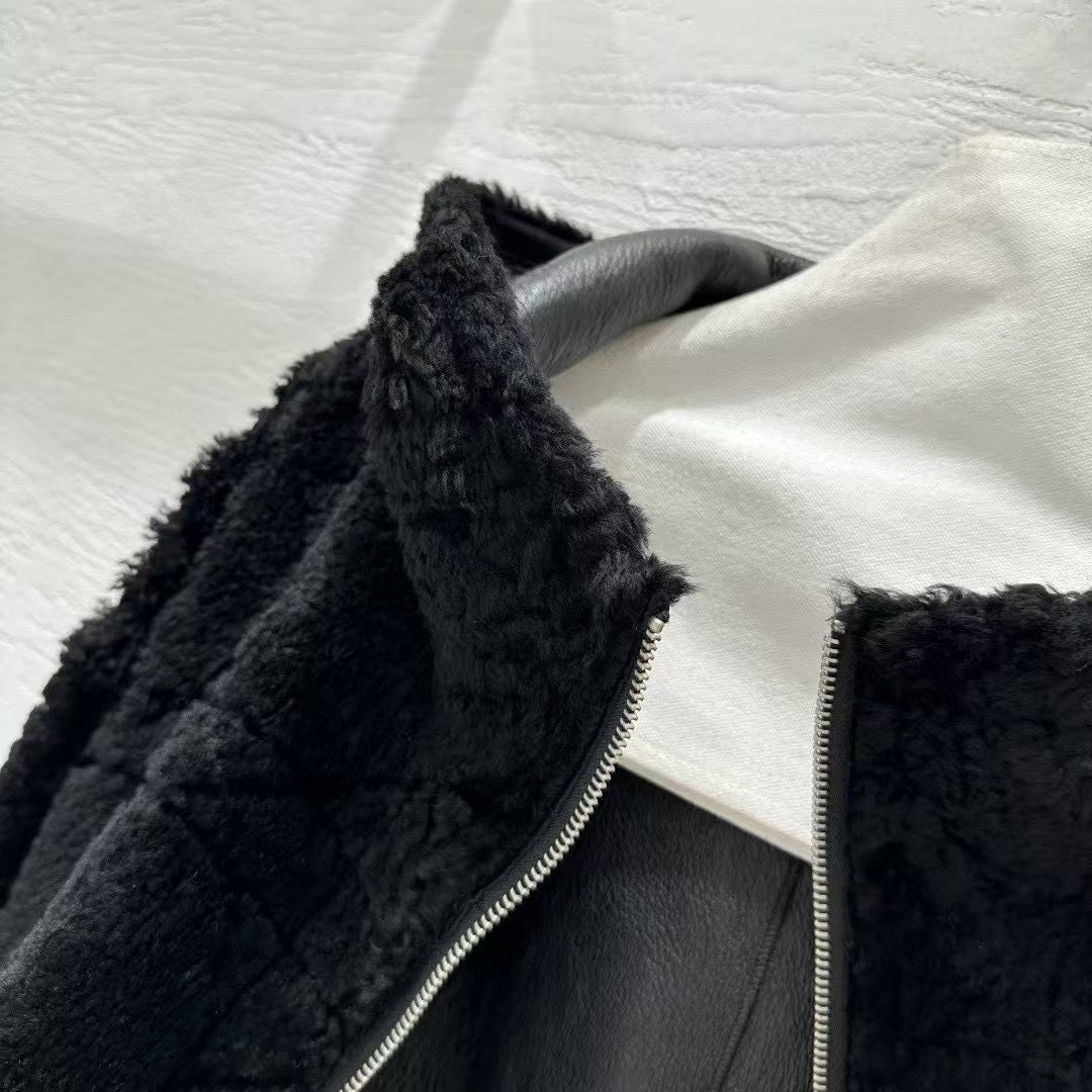 Sheepskin coat
