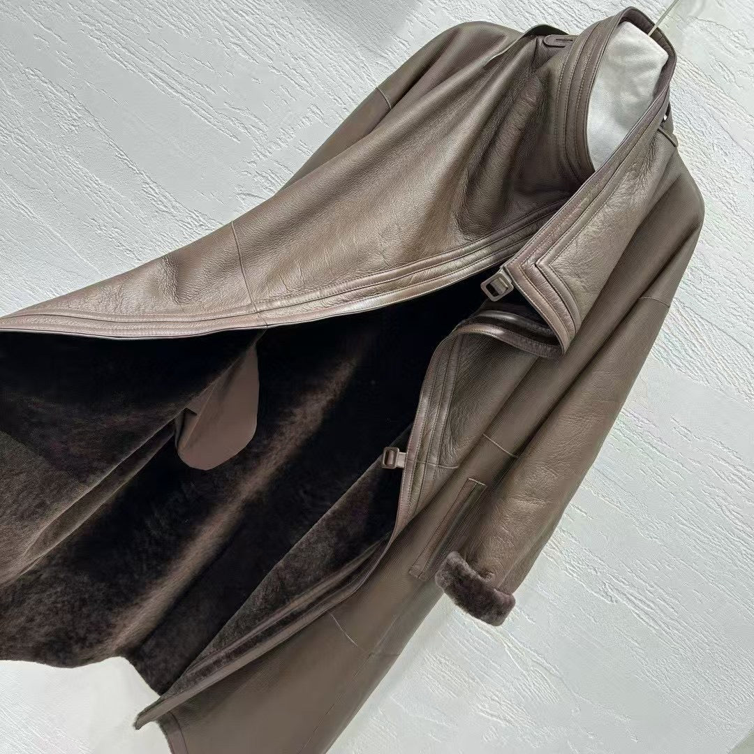Sheepskin coat