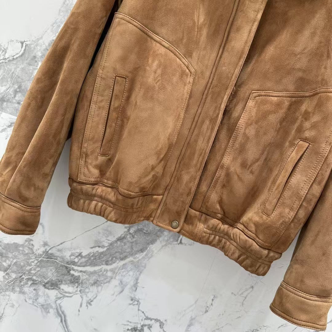 Sheepskin coat
