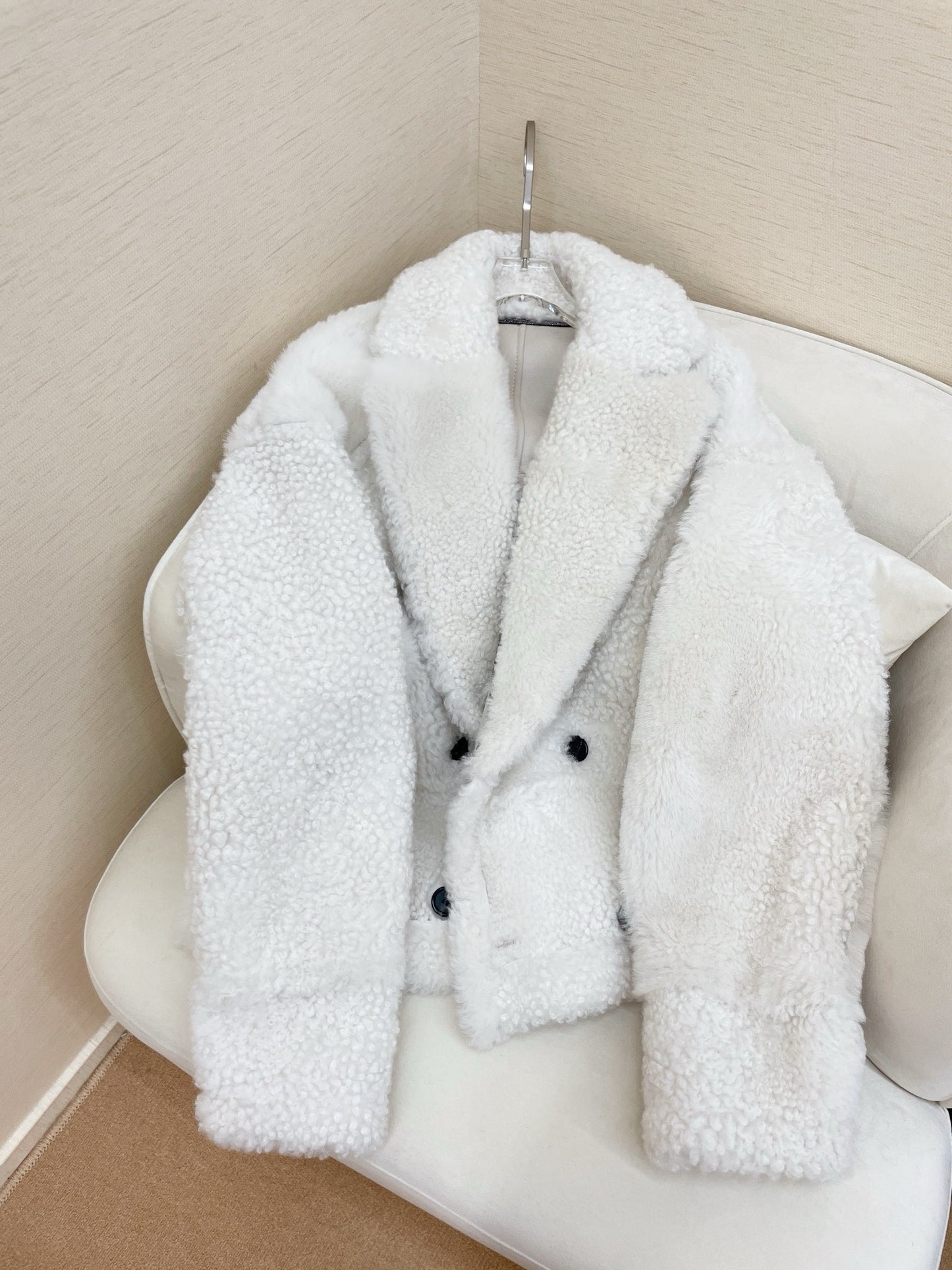 Double-sided sheepskin jacket