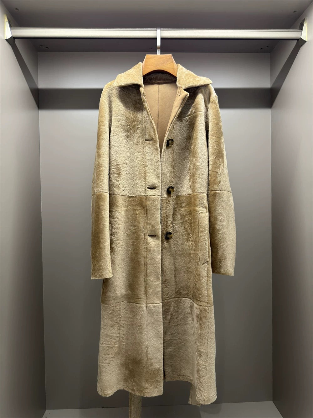 Sheepskin coat