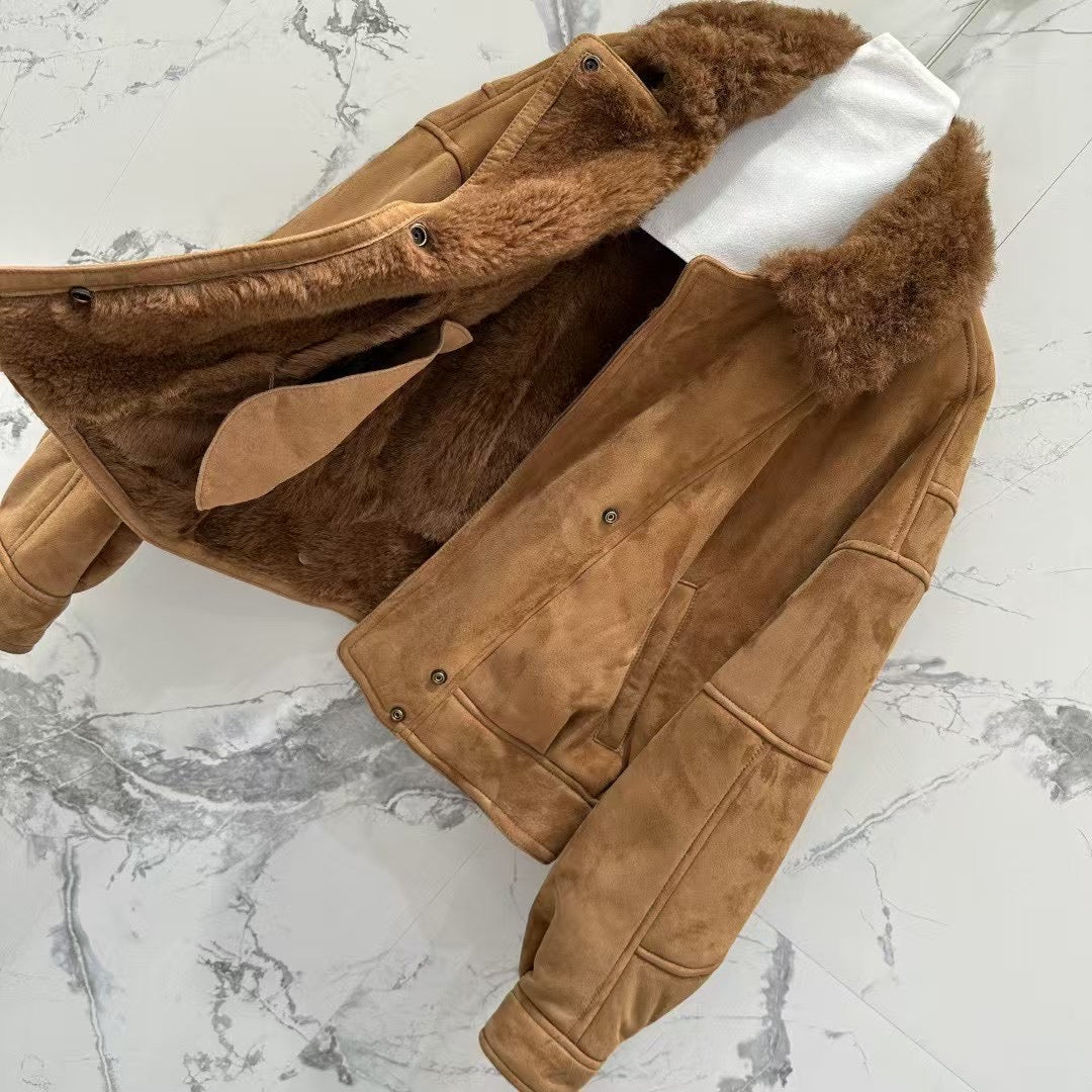 Sheepskin coat