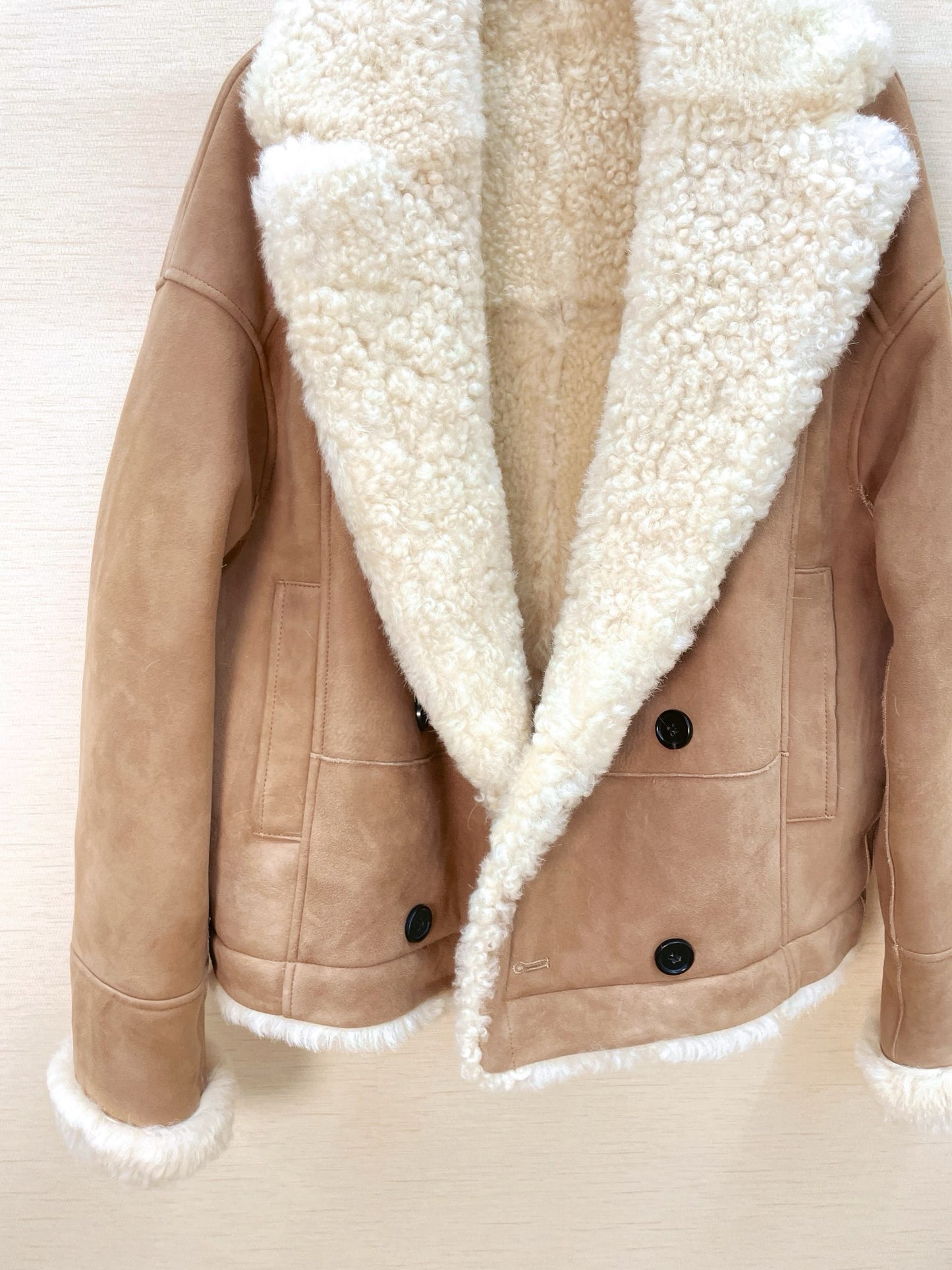 Double-sided sheepskin jacket