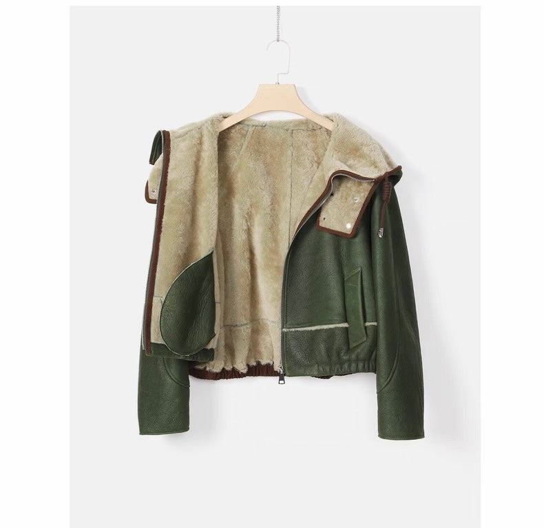 Sheepskin jacket