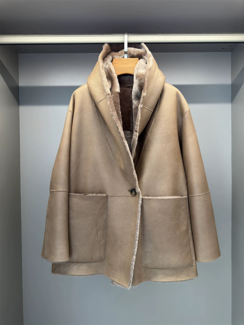 Sheepskin jacket