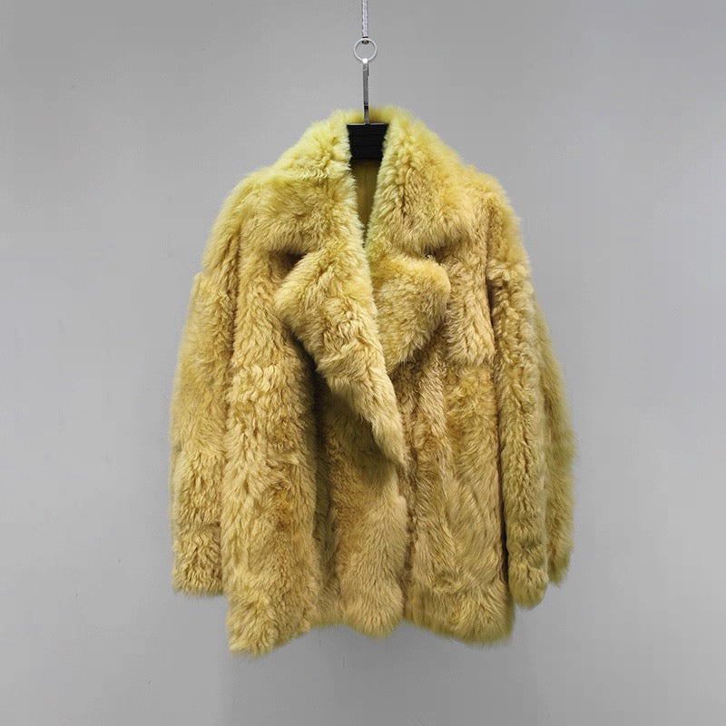 Sheepskin coat
