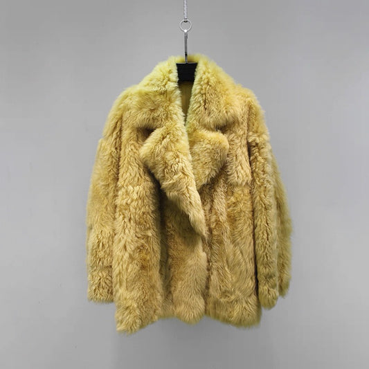 Sheepskin coat