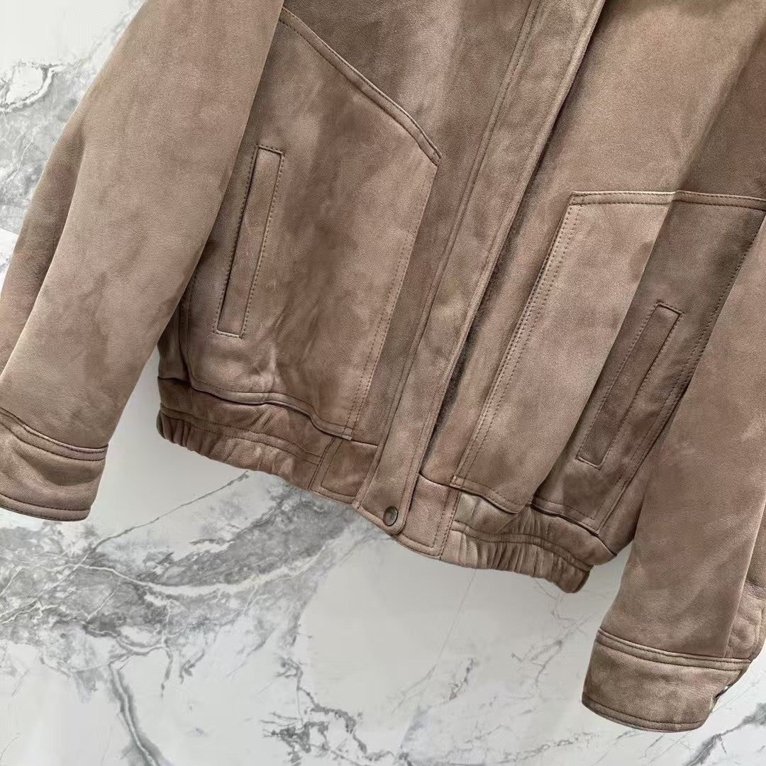 Sheepskin coat