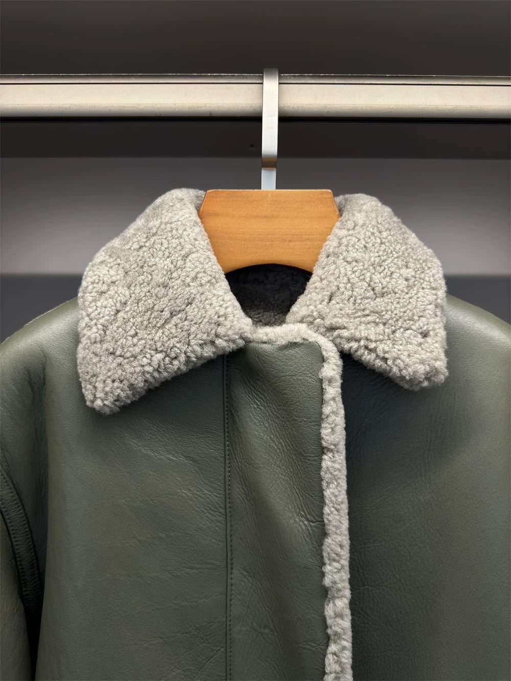 Sheepskin coat