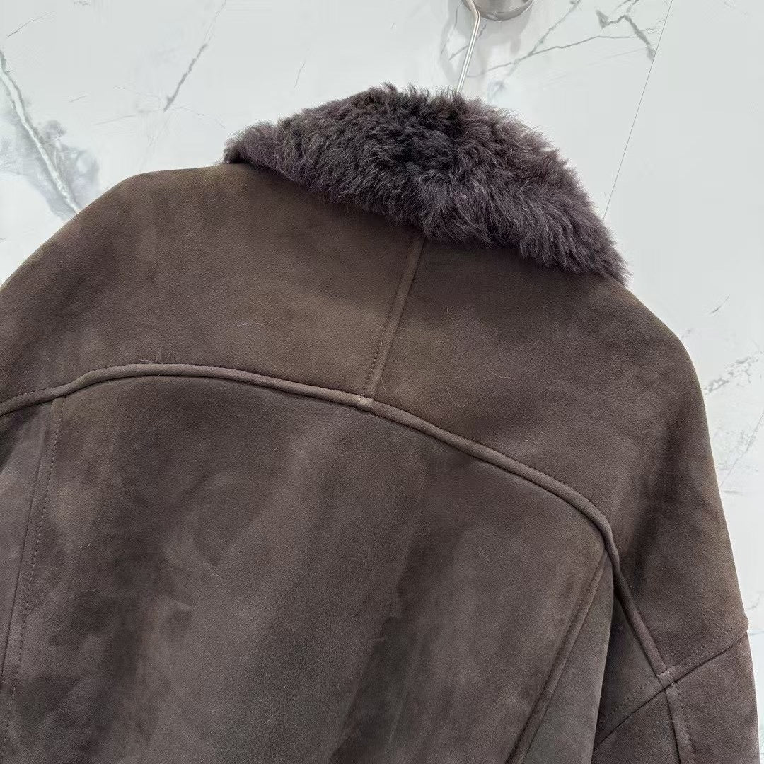 Sheepskin coat