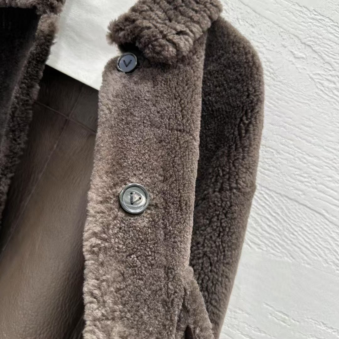Sheepskin coat