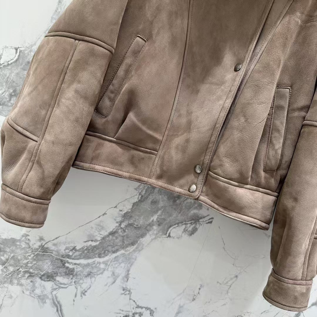 Sheepskin coat
