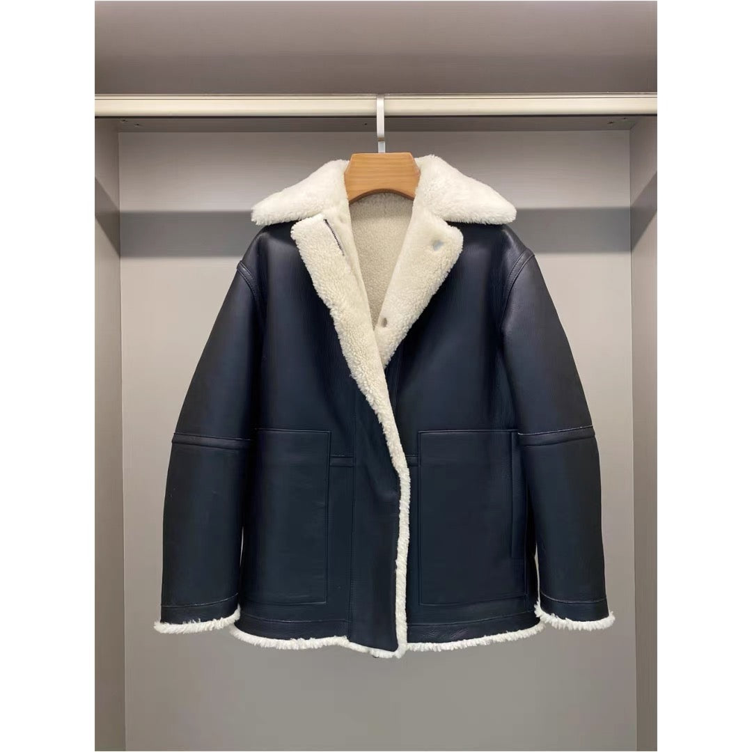 Sheepskin coat