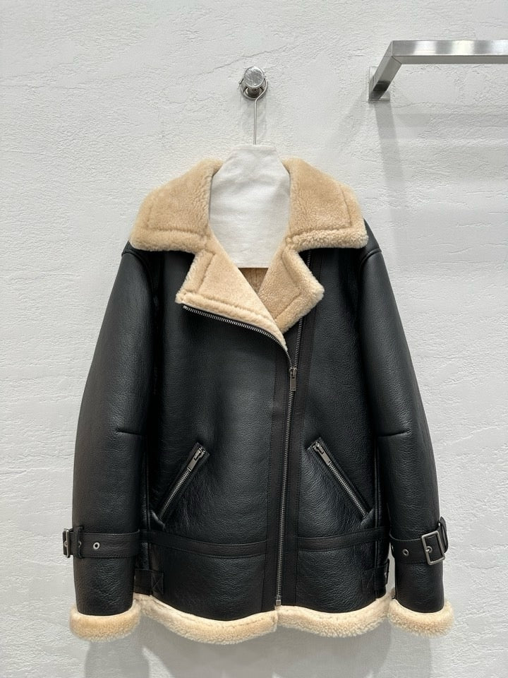 Sheepskin coat